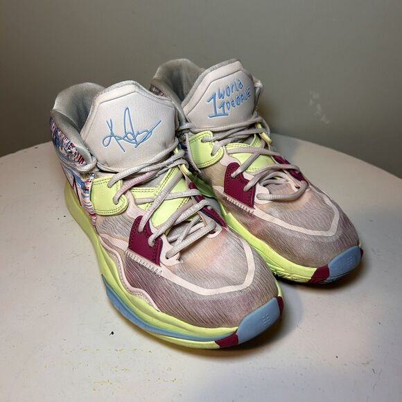 Nike Kyrie Infinity 1 World 1 People Light Pink Green Blue CZ0204-600 Men\'s 9 main image 5